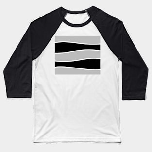 Abstract - black and gray. Baseball T-Shirt